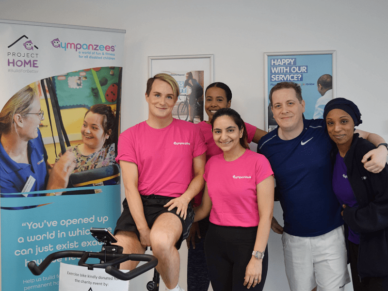 Charity cycle at Access Self Storage Bristol