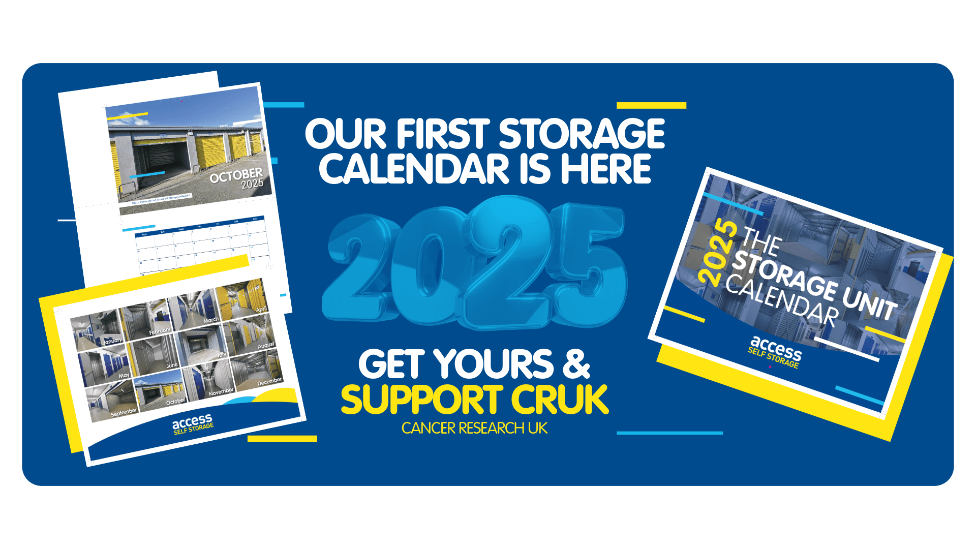 Storage Calendars for CRUK 