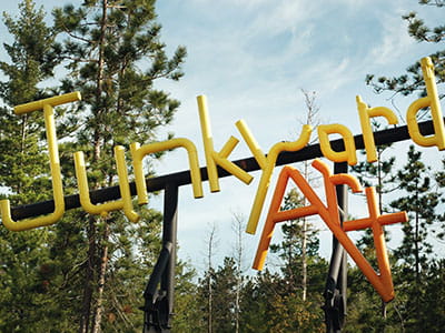 Junkyard Art signage